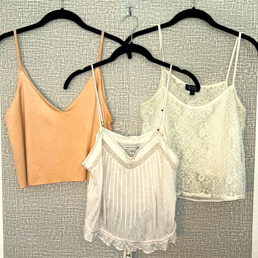 Bundle THREE Crop Tank Tops *LOT